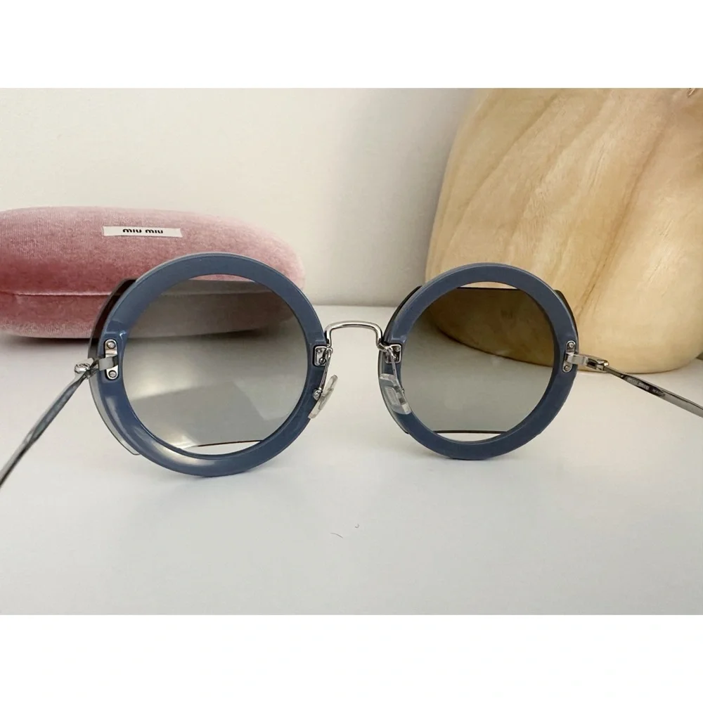 MIU MIU ~ REVEAL GLITTER Women’s Sunglasses - Picture 8 of 11